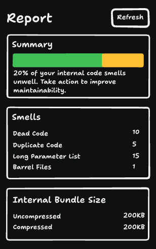 Code Health Wireframe